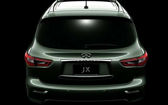 Infiniti JX Concept: The back is we unveiled