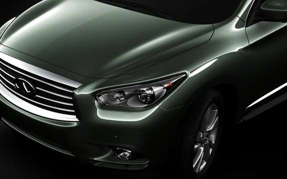 Infiniti JX Concept: The forms take shape