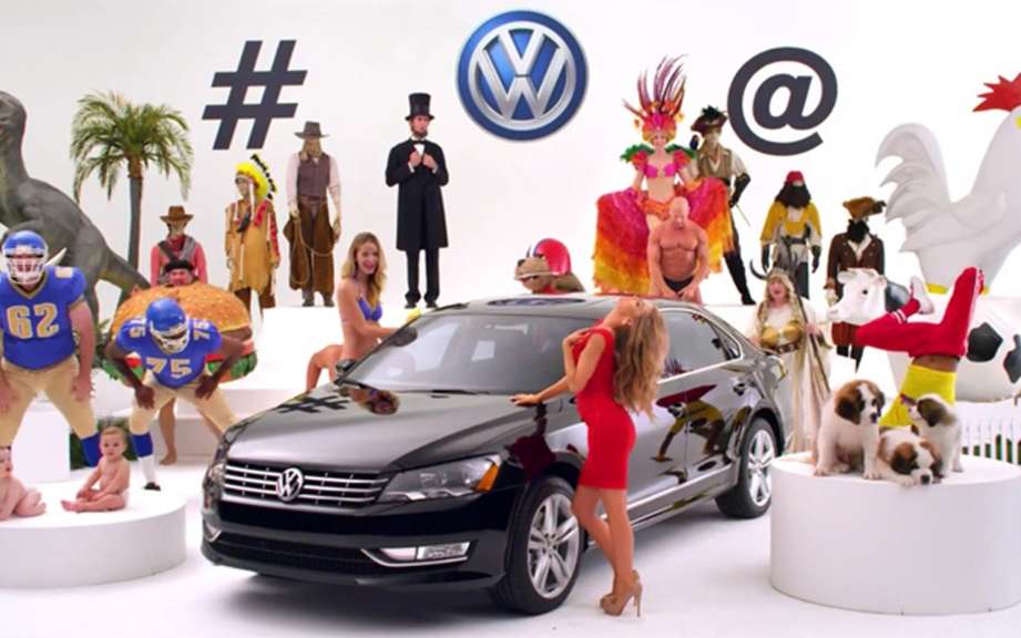 Volkswagen and Carmen Electra at Super Bowl picture #2
