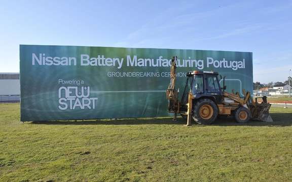Nissan begins construction of its battery plant in Portugal