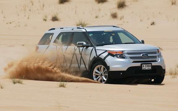2011 Ford Explorer: It explores the desert of Dubai