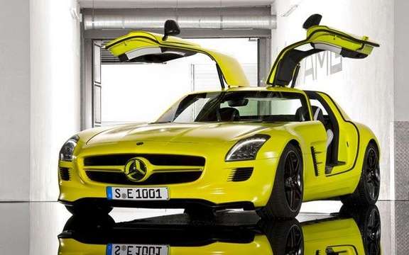 Mercedes SLS AMG E-Cell: Already in prototype form picture #2