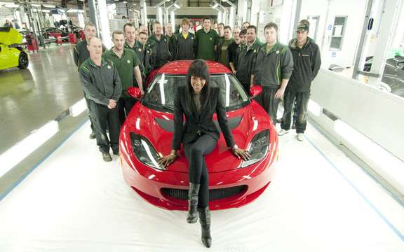 Lotus Evora: Edition 'Naomi for Haiti