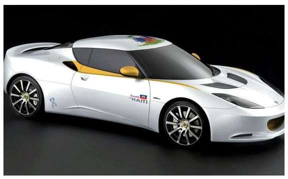 Lotus Evora: Edition 'Naomi for Haiti picture #3