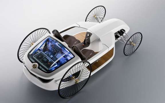 Mercedes-Benz F-Cell Roadster, a super back to the future ... picture #2