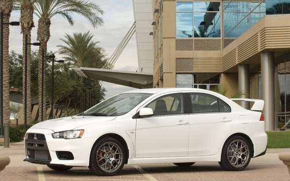 Mitsubishi Evo X, Appointee finalist for World Car of the year the female.