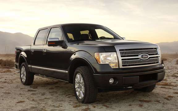 The new Ford F-150 can tow up to 11,300 lbs
