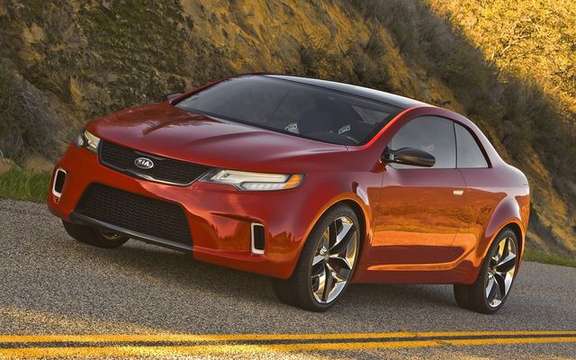 Kia KOUP concept of a new model series which promises