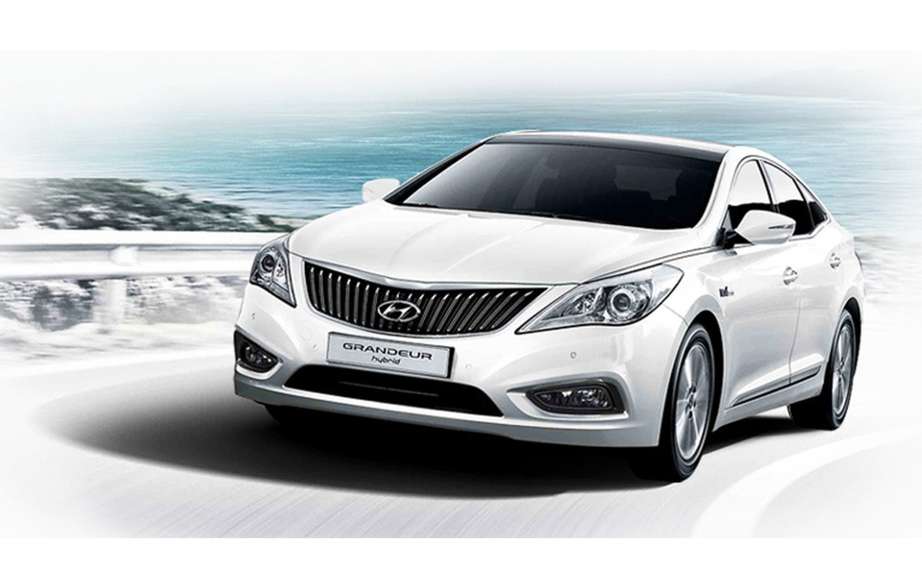 Hyundai Grandeur hybrid introduced in South Korea