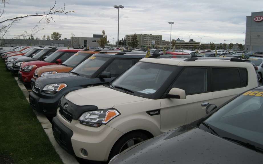 Kia Canada sales in October 5538