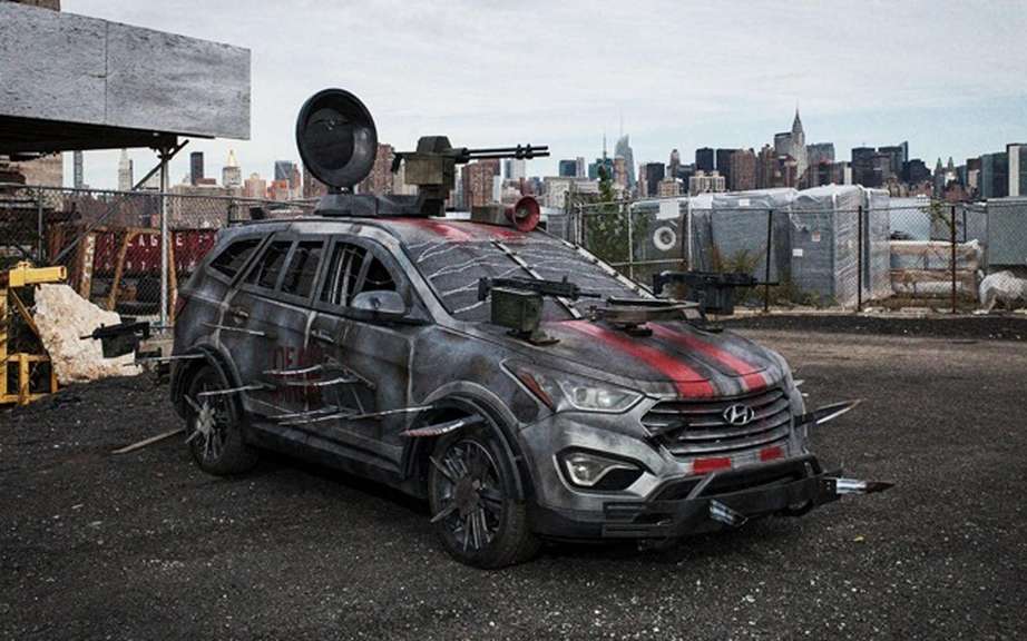 Hyundai unveils its Santa Fe Sport Zombie Survival Machine picture #5