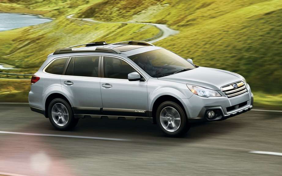 The Subaru Legacy and Outback to get the highest score IIHS picture #7