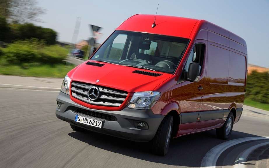 Mercedes-Benz Sprinter receives a Louis Gadreau the day of his feast picture #1