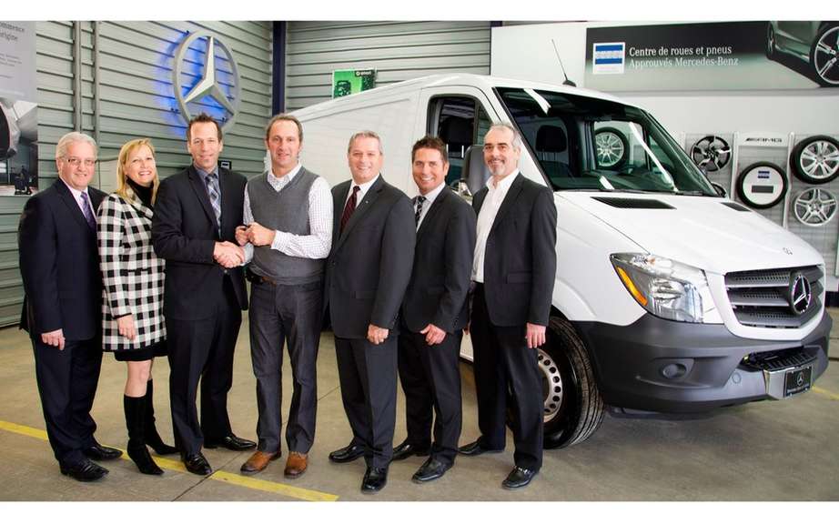 Mercedes-Benz Sprinter receives a Louis Gadreau the day of his feast picture #4