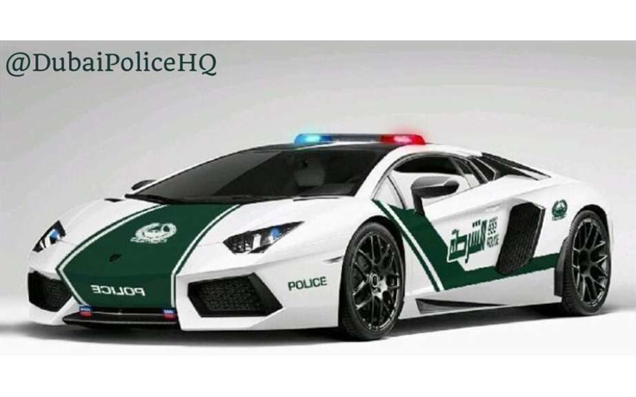 Lamborghini Aventador for the police to Dubai picture #7