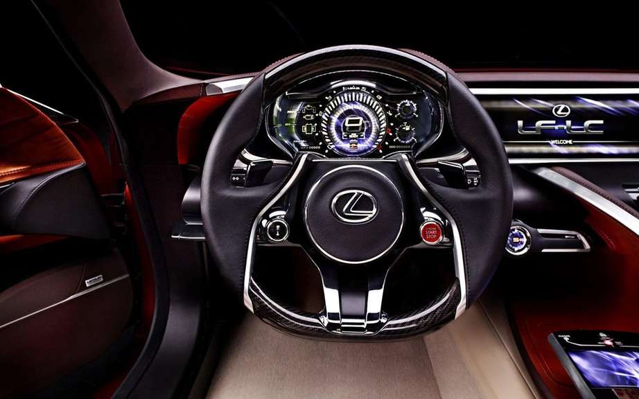 Lexus LF-Lc Concept: a production limit draw picture #6