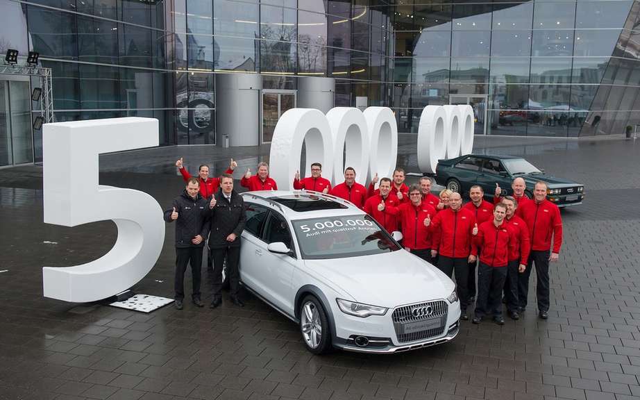 Audi quattro five million vehicles picture #2