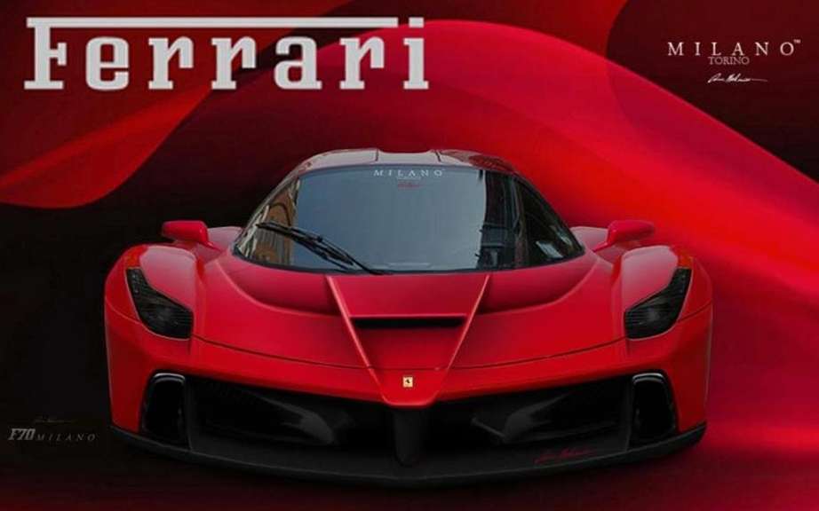 Ferrari F70: the official front section