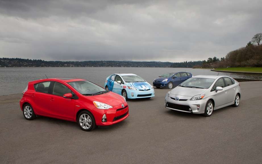 Toyota sold 1.02 million hybrid vehicles in the first 10 months of 2012