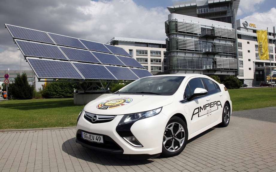 Opel supplies its production sites by solar energy