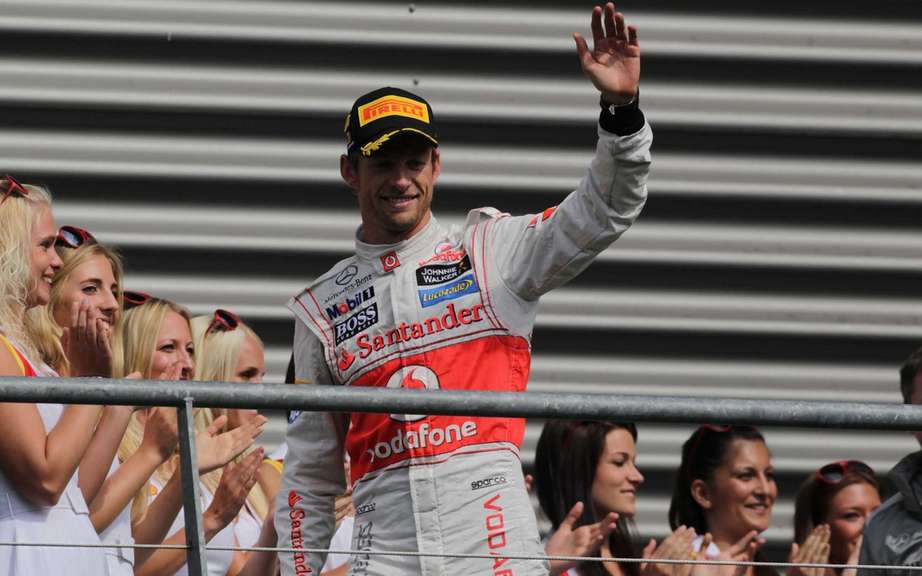 It's back in F1, Button won the Grand Prix of Belgium
