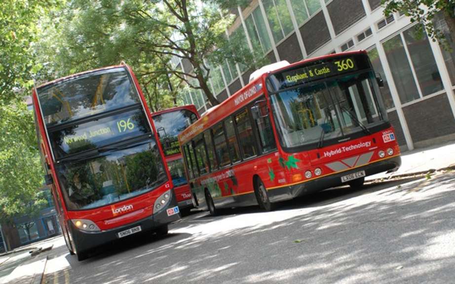 The hydrogen buses were banned during the Olympics