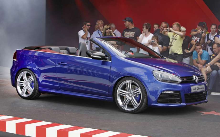 Volkswagen Golf R cabriolet prototype work