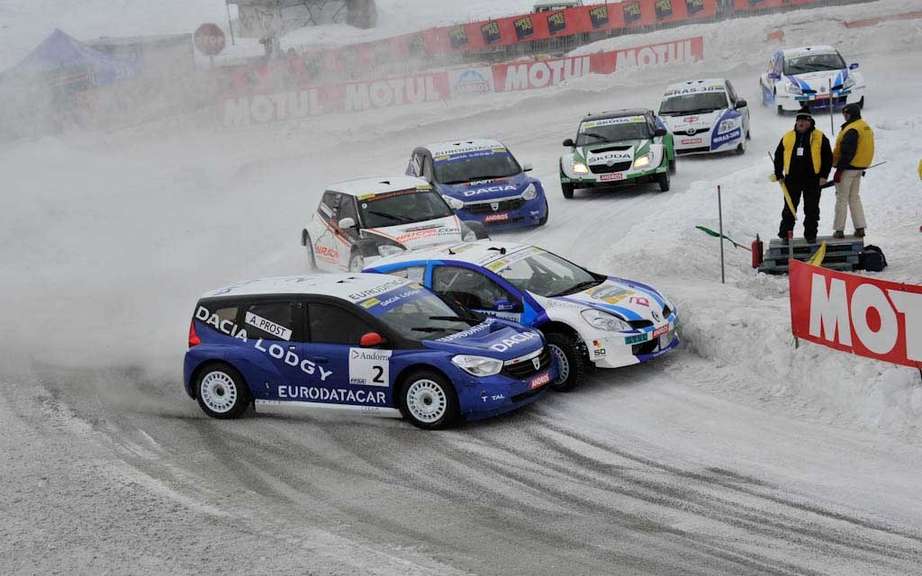 Alain Prost at the controls in the Andros Trophy