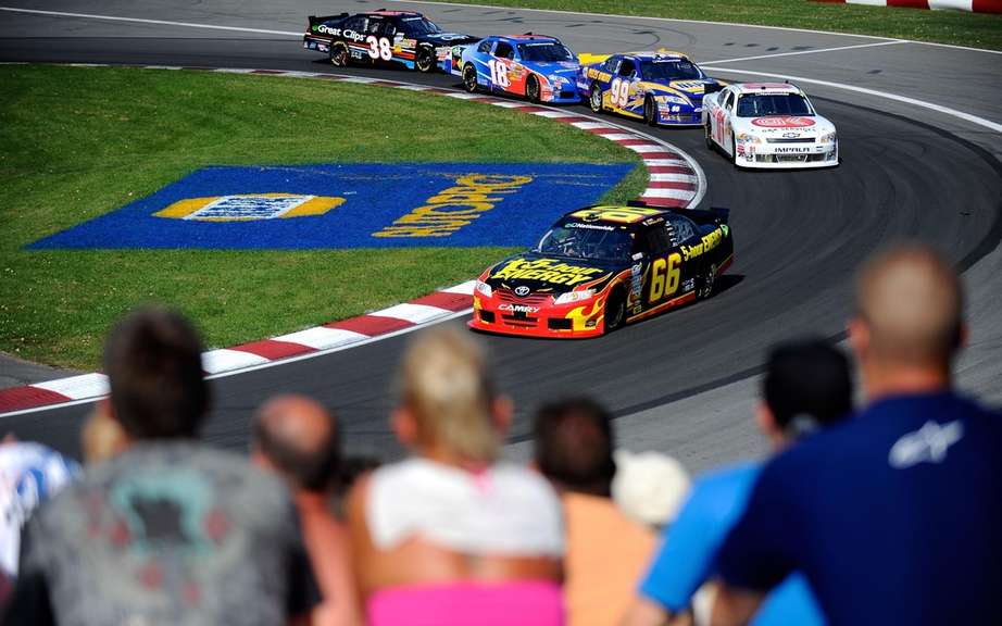 The vice-president of NASCAR Montreal today to confirm the return of the Nationwide Series