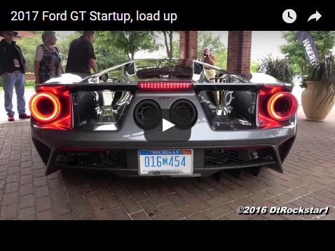 2017 Ford GT Startup, load up