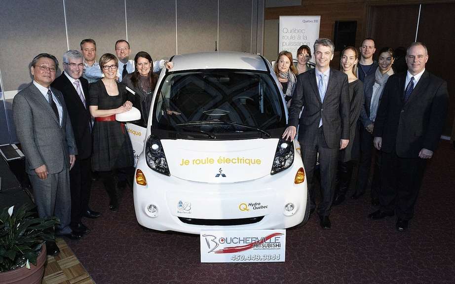 HydroQuebec delivers ten cars iMiEV has Boucherville businesses