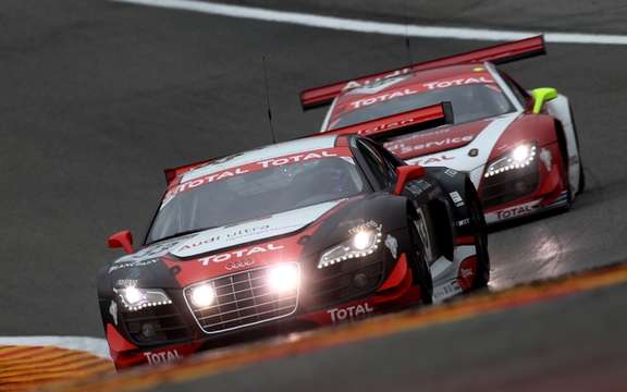 An important victory for Audi at the 24 Hours of Spa