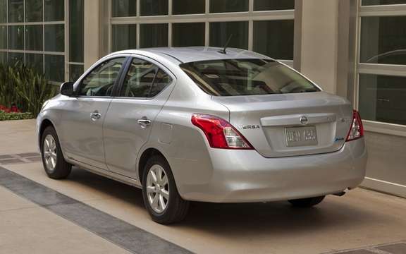 2012 Nissan Versa: From $ 11,798 in Canada picture #2