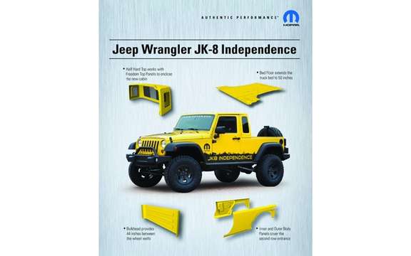 Jeep Wrangler Unlimited JK8: Convertible into truck picture #4