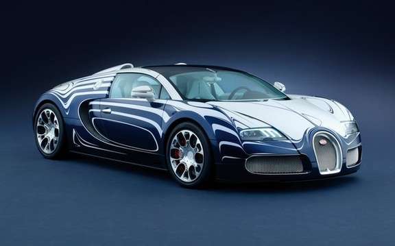 Bugatti Veyron 16.4 Grand Sport "White Gold" Porcelain included