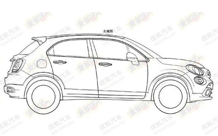 Fiat 500X: First the sketches picture #6