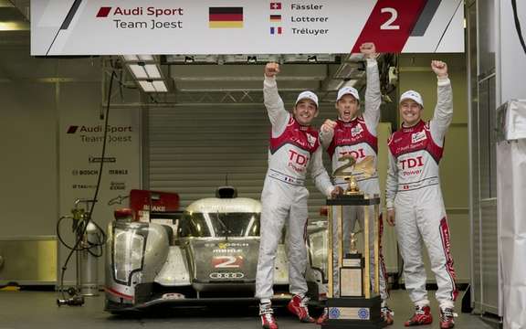 Audi clinched his tenth victory in the 24 Hours of Le Mans