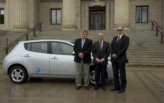 Nissan Canada joins a Manitoba Hydro