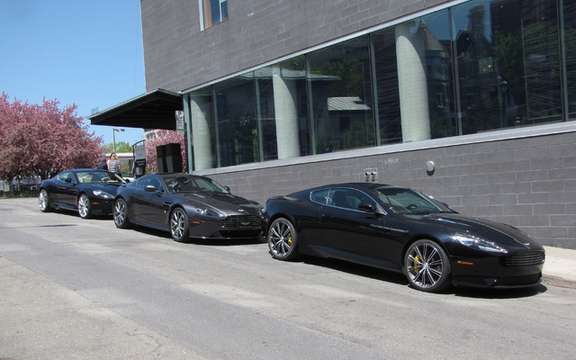 Aston Martin V8 Vantage S and Virage storm the streets of Montreal picture #7