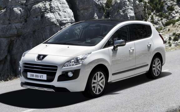 Peugeot 3008 HYbrid4: It receives the Research & Innovation Award 2011