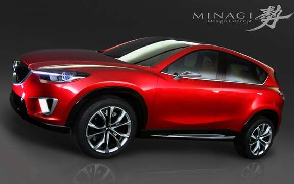 Mazda announced that its new compact SUV will baptize Mazda CX-5 picture #1