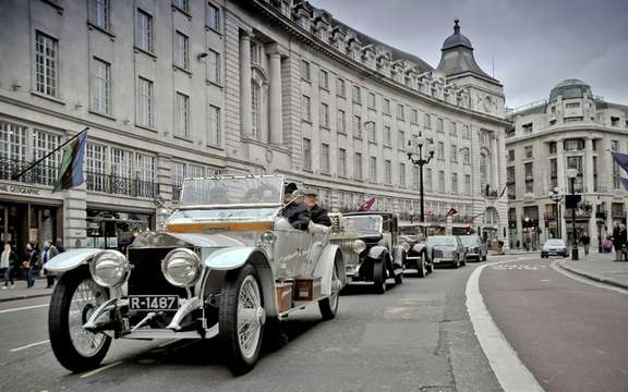 Rolls Royce commemorates the 100th anniversary of the 