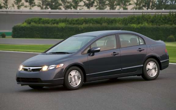 Honda Civic Hybrid 2006 and 2007: 2064 Car Reminder