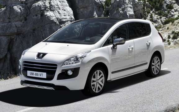 Peugeot 3008 HYbrid4 Limited Edition: first diesel hybrid in the world