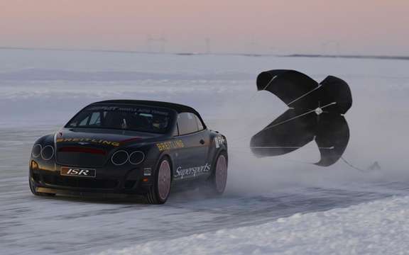 Bentley Continental Supersports: Speed ​​record on ice