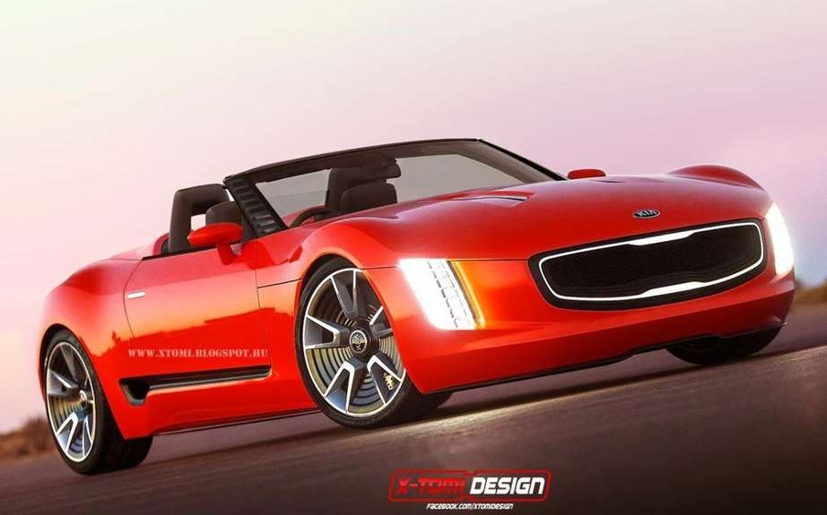 Kia GT4 Stinger cabriolet imagine X-Tomi Design picture #2