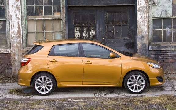 Toyota Corolla and Matrix 2011 Price respective departing from $ 15,450 and $ 16,715