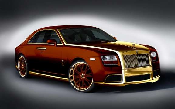 Roll's Royce Ghost Diva: Gold Fenice Milano picture #1