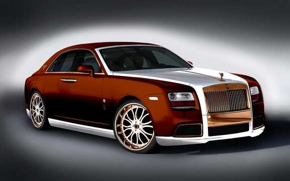 Roll's Royce Ghost Diva: Gold Fenice Milano picture #7
