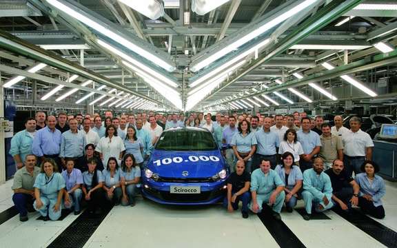 Volkswagen Scirocco III: 100 000th unit produced